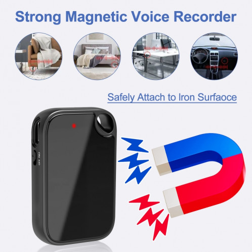 Enregistreur vocal intelligent HD C18 avec câble OTG, capacité : 16 Go SH3001858-08